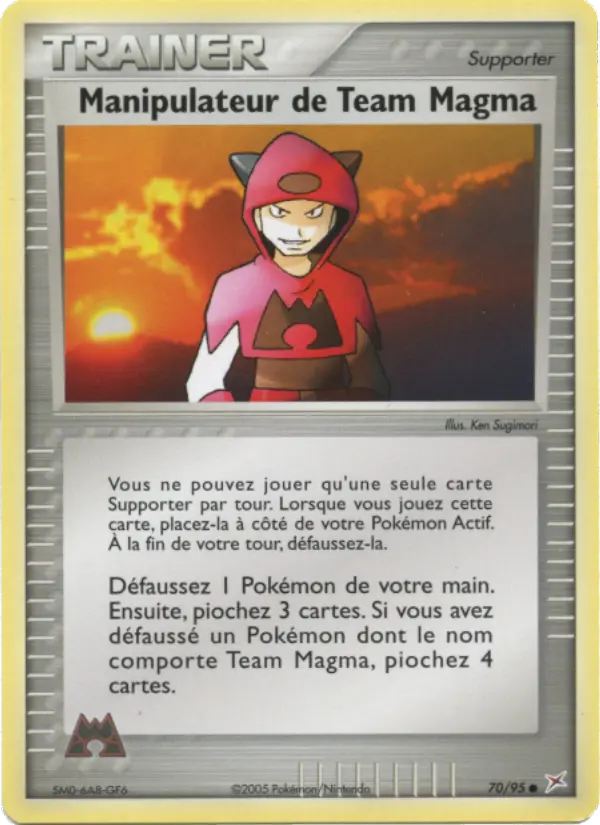 Manipulateur de Team Magma – carte Pokémon TCG Commune n°70