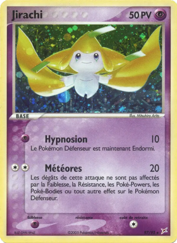 Jirachi – carte Pokémon TCG Rare n°97