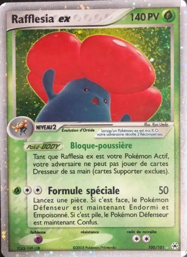 Rafflesia ex – carte Pokémon TCG Rare n°100
