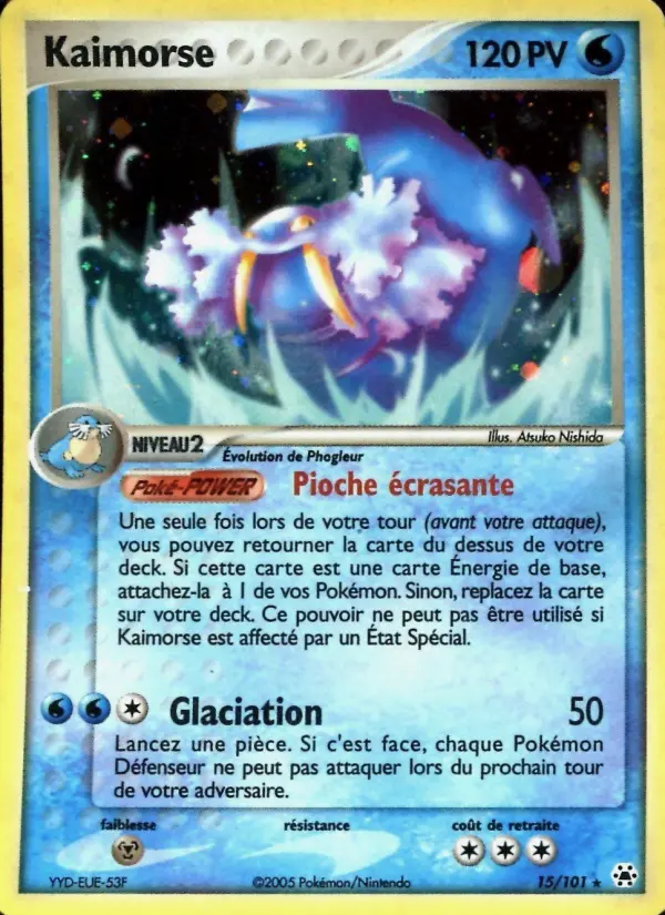 Kaimorse – carte Pokémon TCG Rare n°15