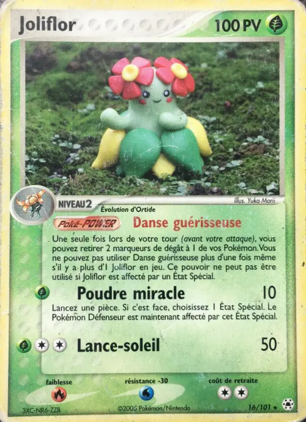 Joliflor – carte Pokémon TCG Rare n°16