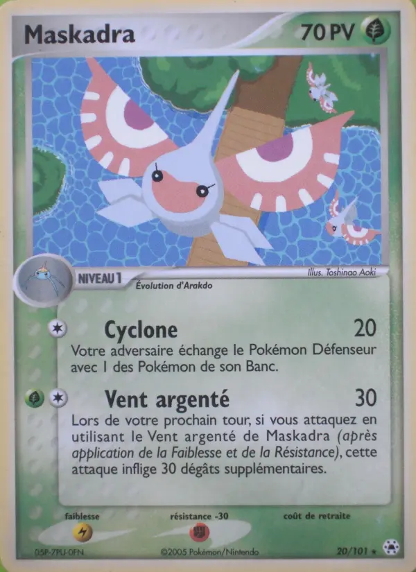 Maskadra – carte Pokémon TCG Rare n°20