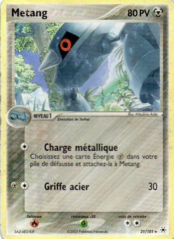 Metang – carte Pokémon TCG Rare n°21