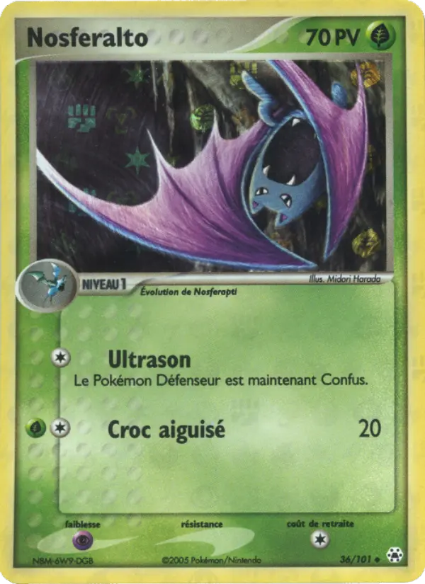 Nosferalto – carte Pokémon TCG Peu Commune n°36
