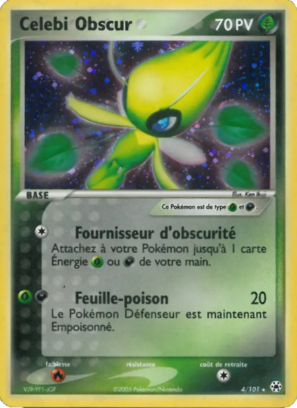 Celebi Obscur – carte Pokémon TCG Rare n°4