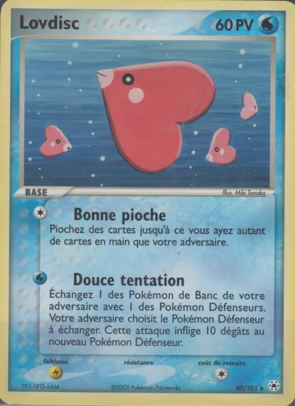 Lovdisc – carte Pokémon TCG Peu Commune n°40