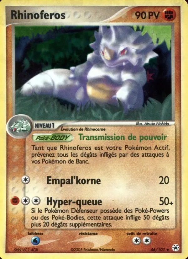 Rhinoferos – carte Pokémon TCG Peu Commune n°46