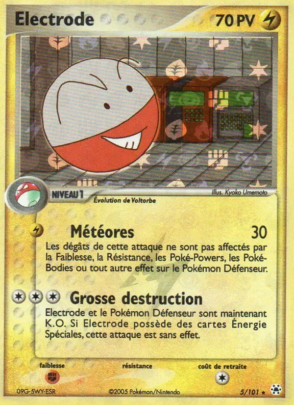 Electrode – carte Pokémon TCG Rare n°5