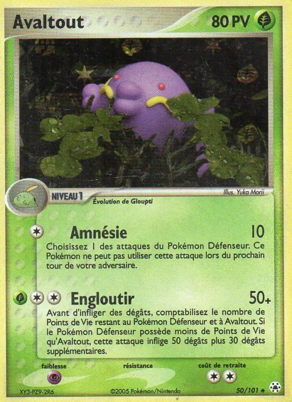 Avaltout – carte Pokémon TCG Peu Commune n°50