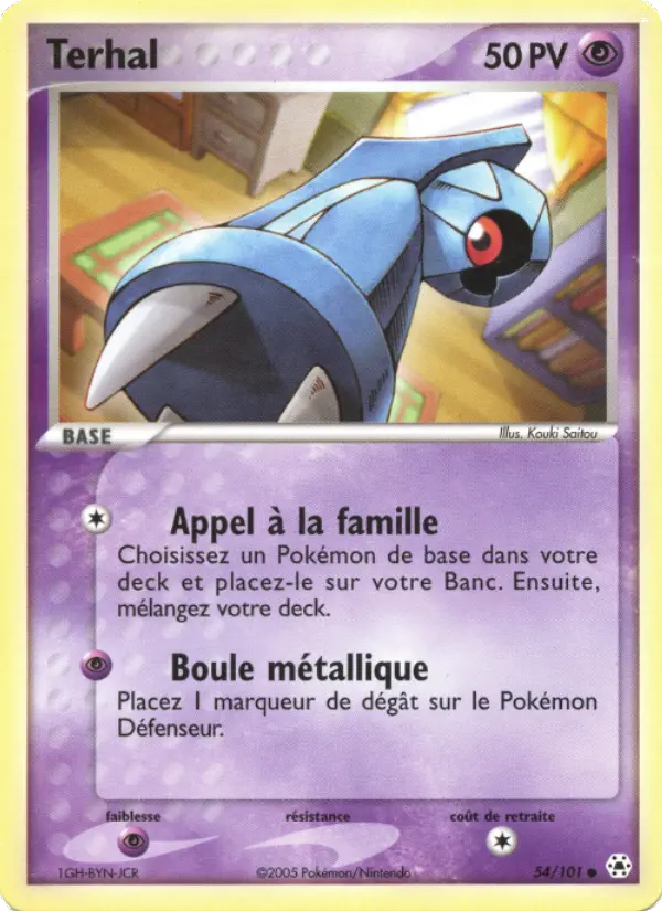 Terhal – carte Pokémon TCG Commune n°54