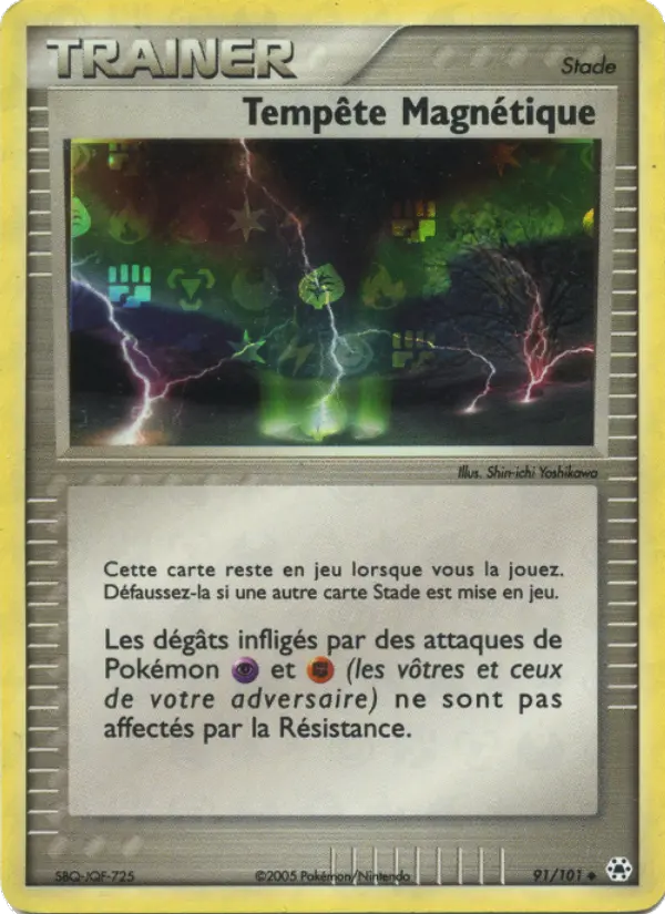 Tempête Magnétique – carte Pokémon TCG Peu Commune n°91