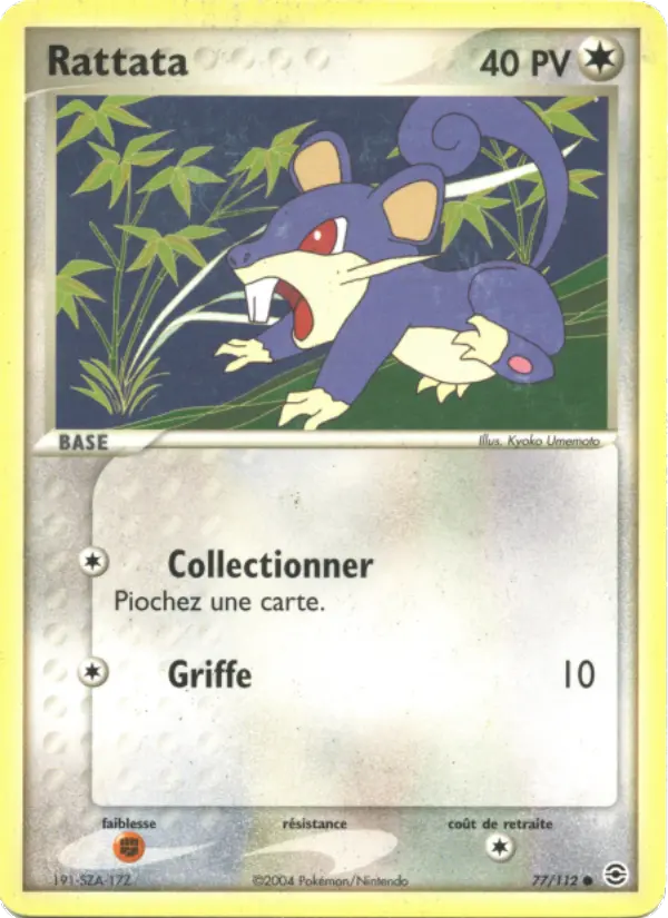 Rattata – carte Pokémon TCG Commune n°77