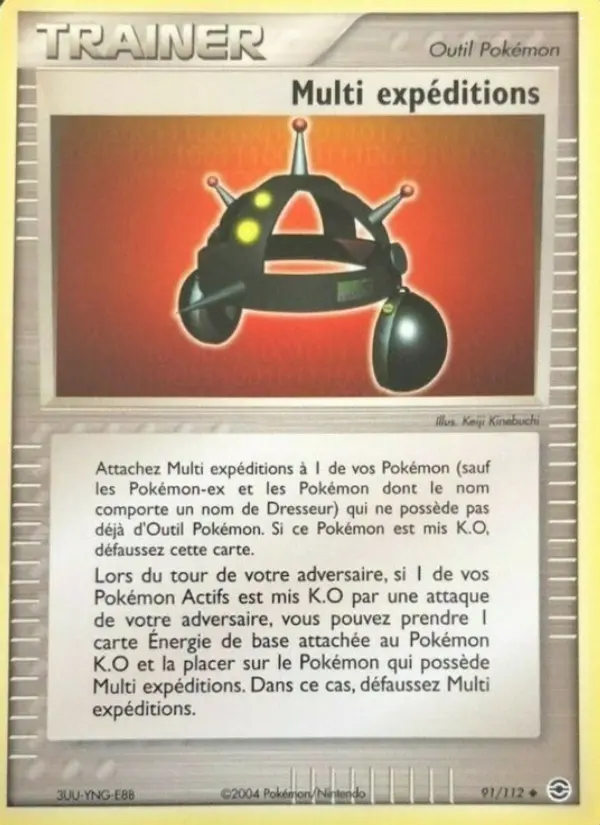 Multi expédition – carte Pokémon TCG Peu Commune n°91