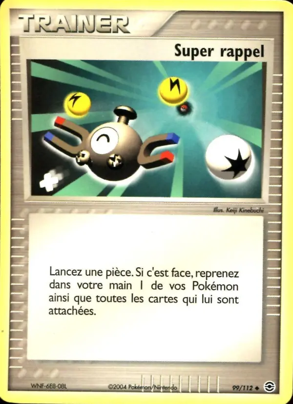 Super rappel – carte Pokémon TCG Peu Commune n°99