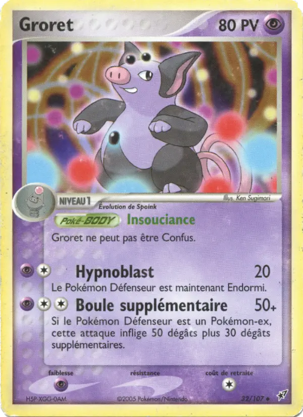 Groret – carte Pokémon TCG Peu Commune n°32
