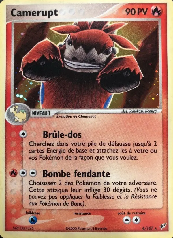 Camerupt – carte Pokémon TCG Rare n°4