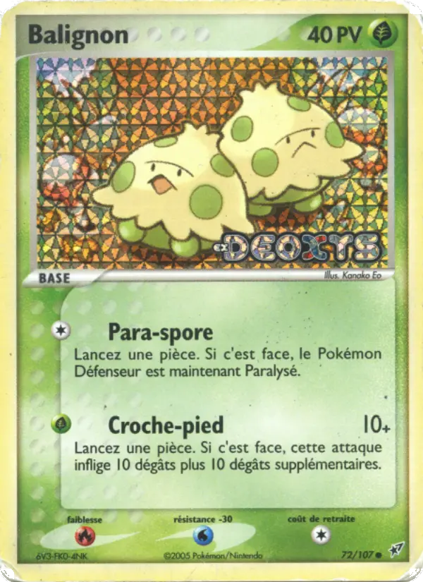 Balignon – carte Pokémon TCG Commune n°72