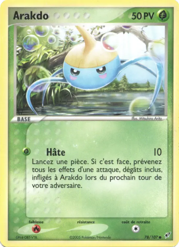 Arakdo – carte Pokémon TCG Commune n°78