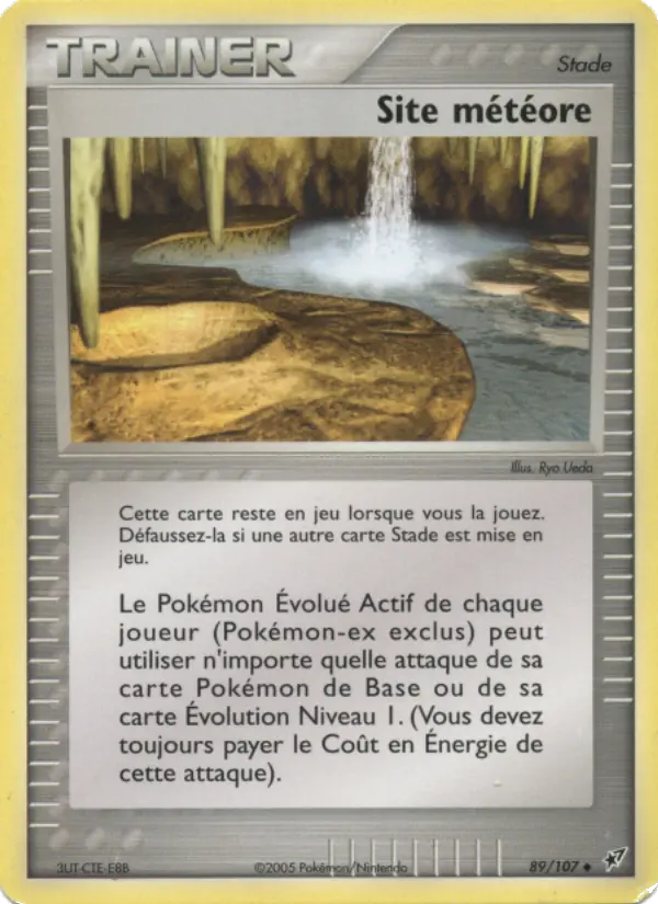 Site météore – carte Pokémon TCG Peu Commune n°89
