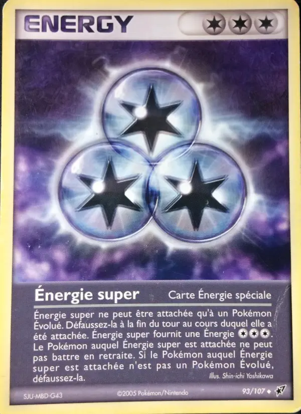 Énergie super – carte Pokémon TCG Peu Commune n°93
