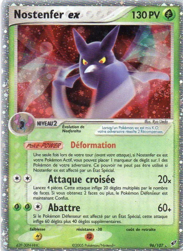 Nostenfer ex – carte Pokémon TCG Rare n°96