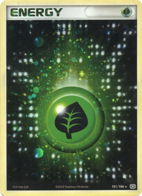 Énergie Plante – carte Pokémon TCG Rare n°101