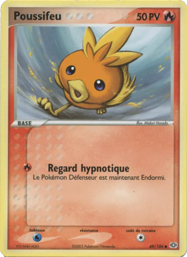 Poussifeu – carte Pokémon TCG Commune n°69