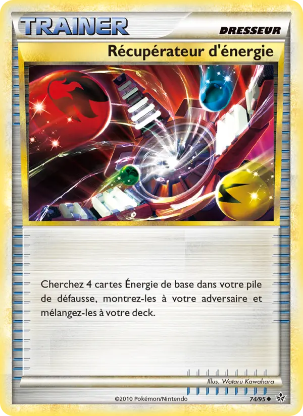 Récupérateur d’énergie – carte Pokémon TCG Peu Commune n°74