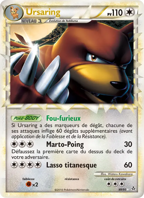 Ursaring – carte Pokémon TCG Rare Prime n°89