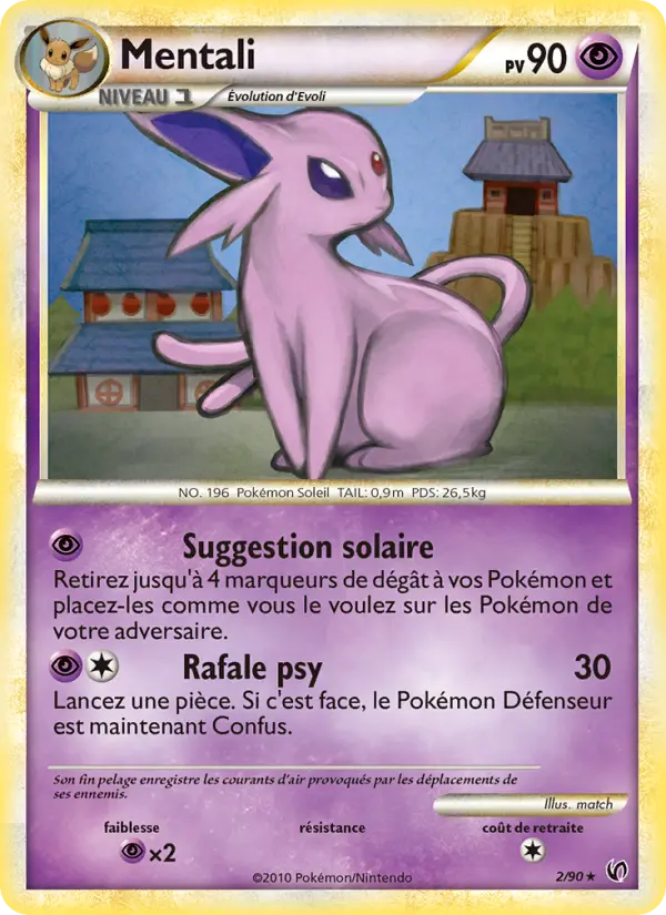 Mentali – carte Pokémon TCG Rare Holo n°2