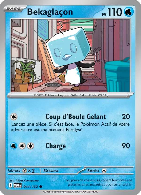 Bekaglaçon – carte Pokémon TCG Commune n°044