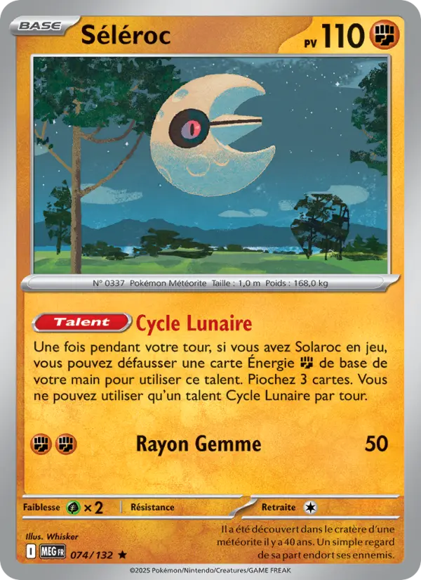 Séléroc – carte Pokémon TCG Rare n°074