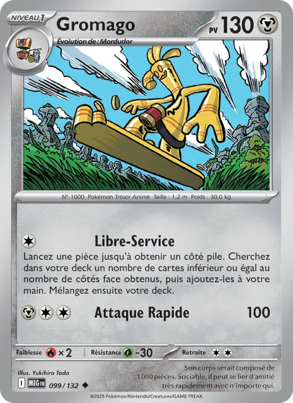 Gromago – carte Pokémon TCG Peu Commune n°099