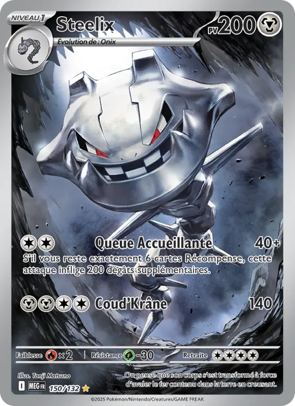 Steelix – carte Pokémon TCG Illustration rare n°150