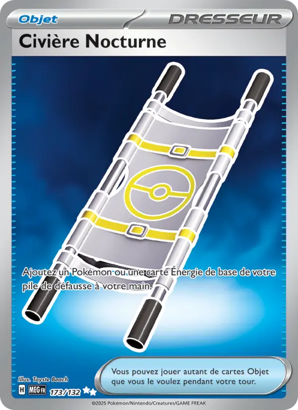 Civière Nocturne – carte Pokémon TCG Ultra Rare n°173