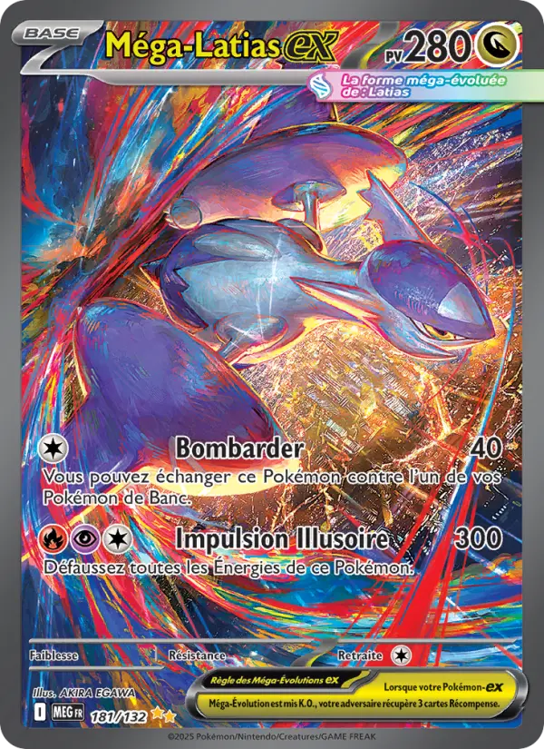 Méga-Latias-ex – carte Pokémon TCG Illustration spéciale rare n°181