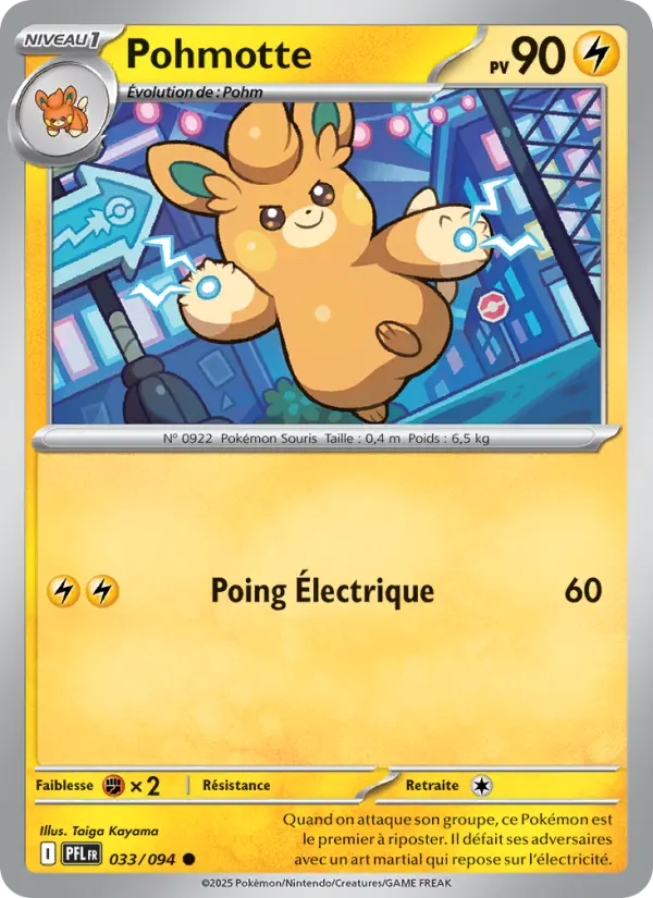Pohmotte – carte Pokémon TCG Commune n°033