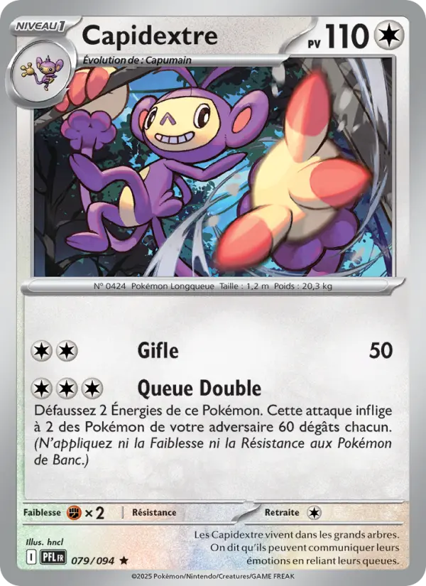 Capidextre – carte Pokémon TCG Rare n°079