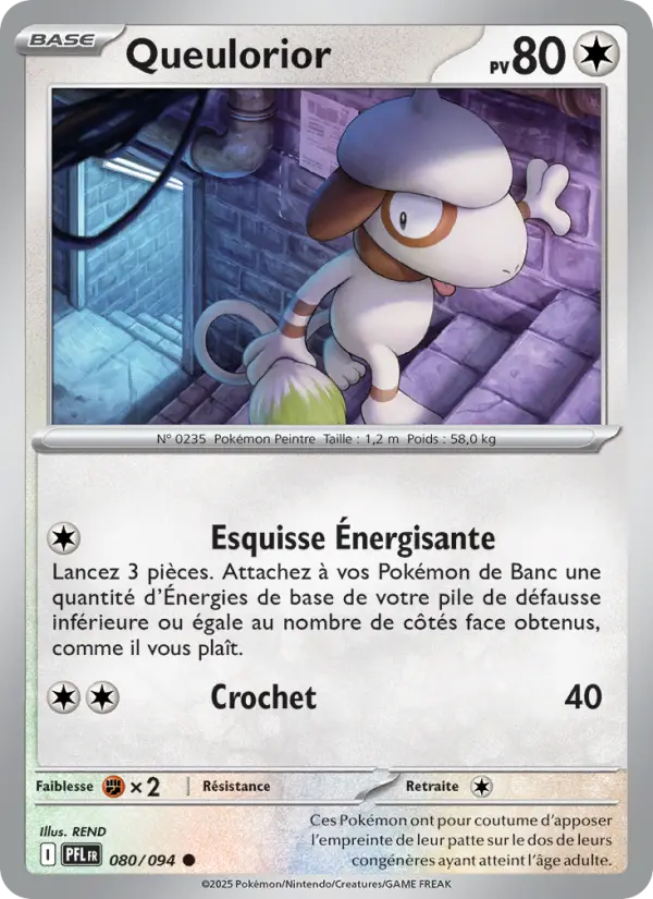 Queulorior – carte Pokémon TCG Commune n°080