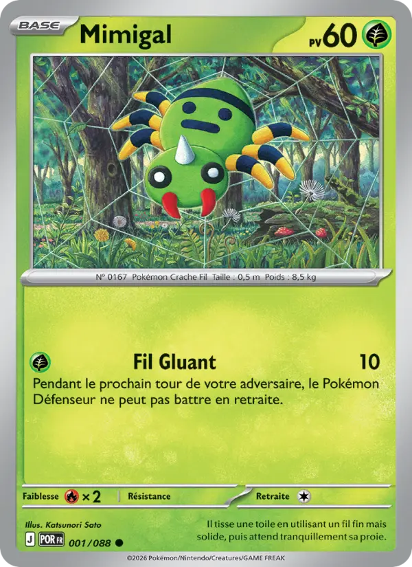 Mimigal – carte Pokémon TCG Commune n°001