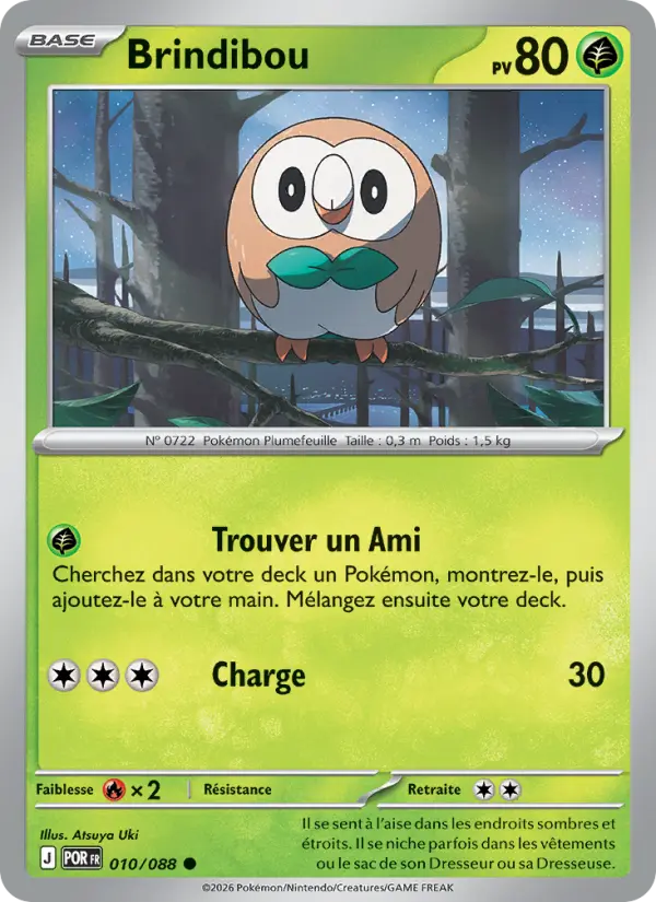 Brindibou – carte Pokémon TCG Commune n°010
