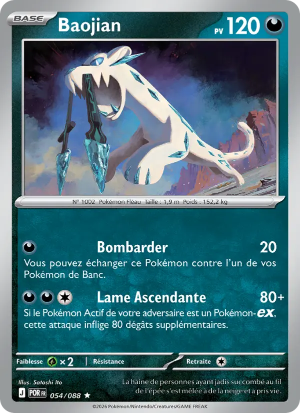 Baojian – carte Pokémon TCG Rare n°054