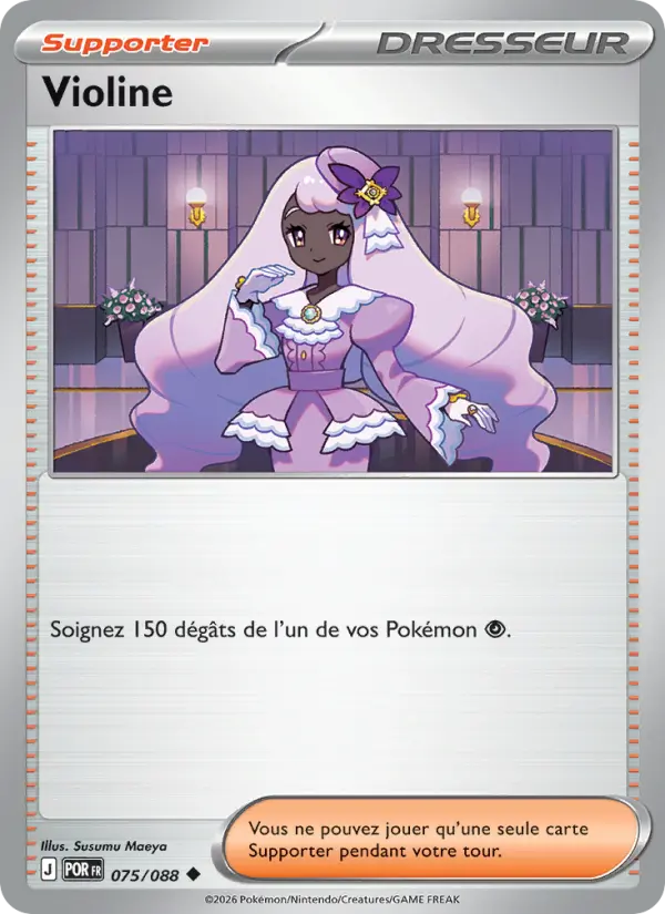 Violine – carte Pokémon TCG Peu Commune n°075