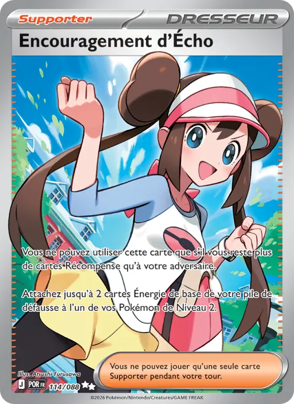 Encouragement d'Écho – carte Pokémon TCG Ultra Rare n°114