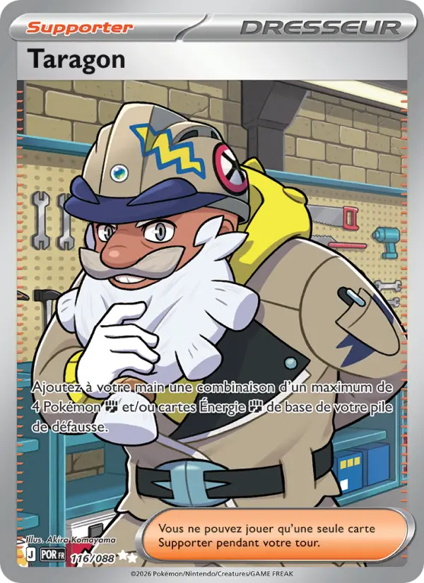 Taragon – carte Pokémon TCG Ultra Rare n°116