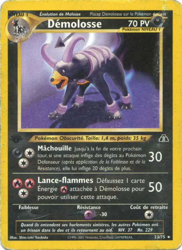Démolosse – carte Pokémon TCG Rare n°23