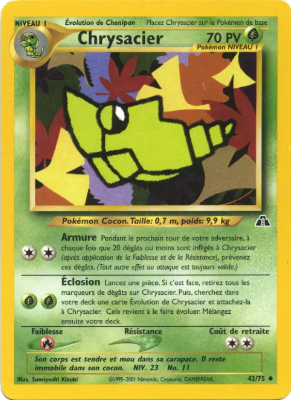 Chrysacier – carte Pokémon TCG Peu Commune n°42