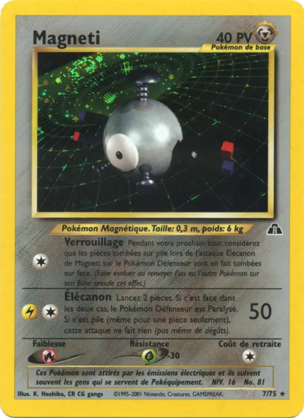 Magneti – carte Pokémon TCG Rare n°7