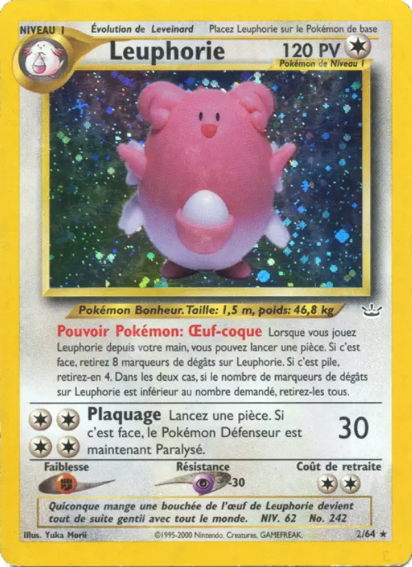 Leuphorie – carte Pokémon TCG Rare n°2