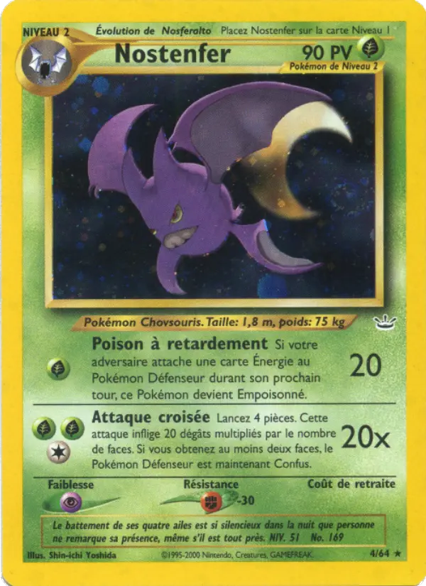 Nostenfer – carte Pokémon TCG Rare n°4
